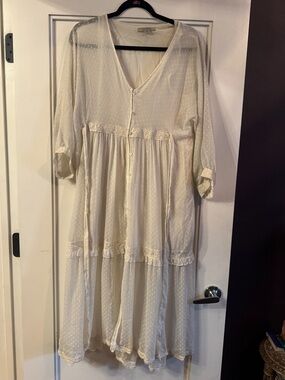 All Saints | Dresses | Allsaints Romey Long Dress In White Oversized Cotton  Maxi | Poshmark